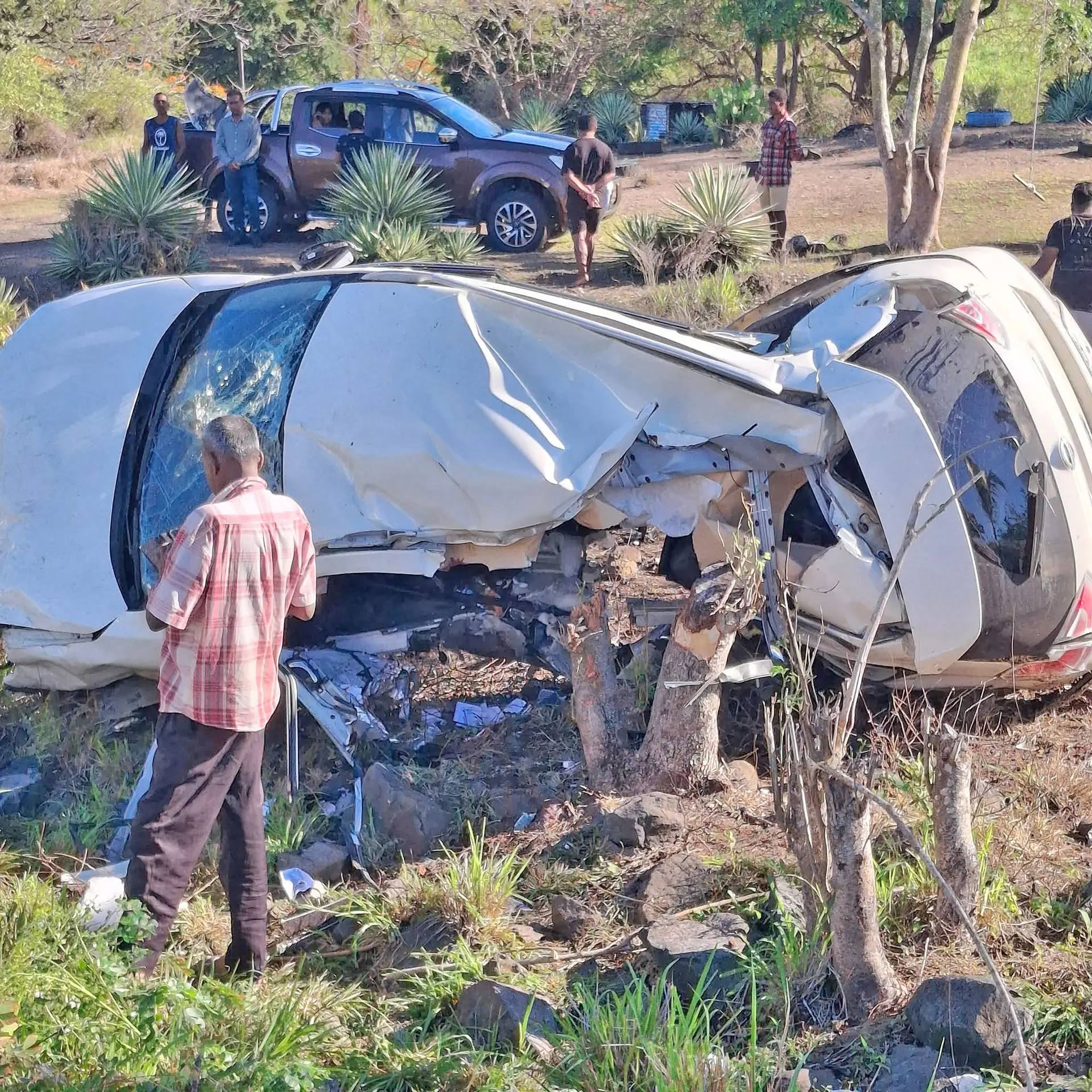 Crash site in Toko, Tavua. 