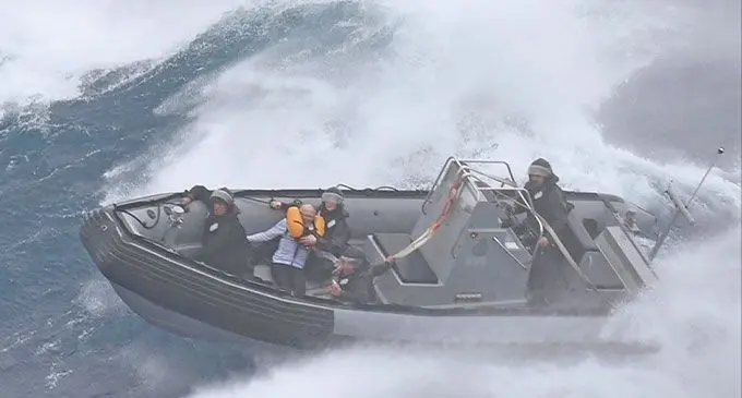 Rescue workers continue to evacuate people as Cyclone Gabrielle is expected to bring more rain and floods in parts of New Zealand in the coming days. Photo: ITVX
