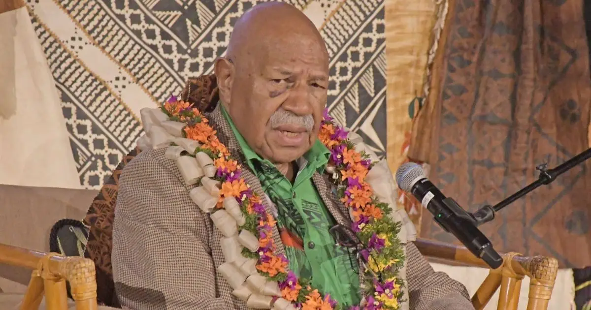Prime Minister Honourable Sitiveni Rabuka 