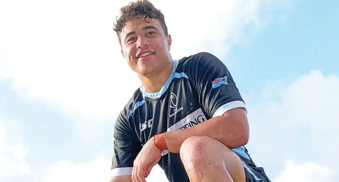 Swire Shipping Fiji Warriors first five eight Caleb Muntz in Albert Park, Suva on March 14, 2019. Photo: Ronald Kumar
