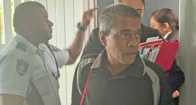 Kishore Kumar outside the Suva Magistrate’s Court on April 3, 2024. Photo: Beranadeta Nagatalevu