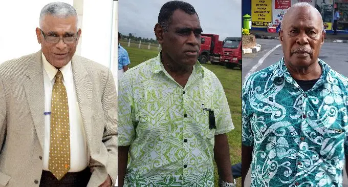 Somosomo and Cakaudrove, Turaga Na Tui Cakau, Semi Matalau, Turaga Na Tui Nabou. and Ratu Timoci Rokobukete Vunivalu Waima of Naitasiri. 