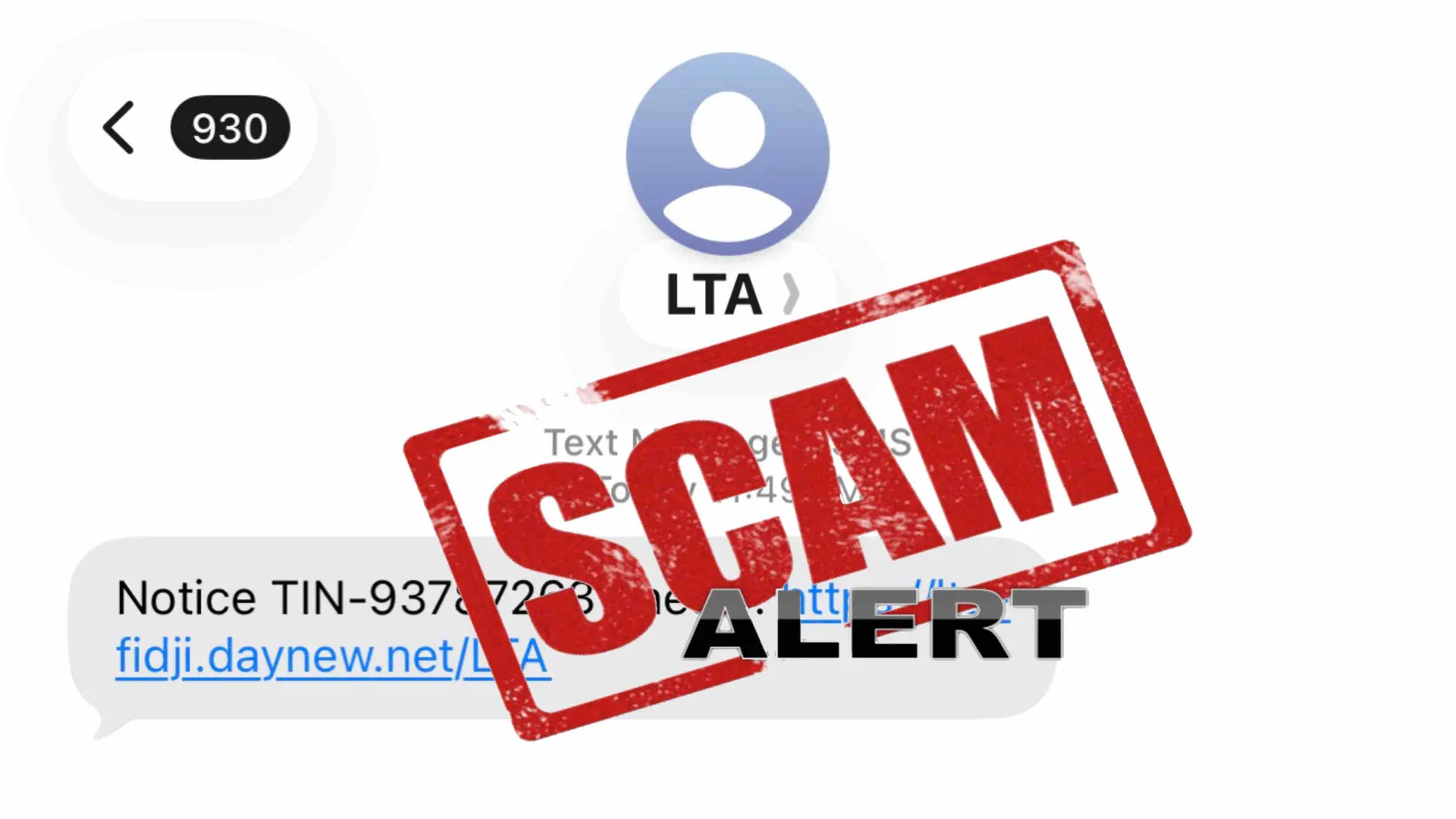 LTA stressed that it does not issue Traffic Infringement Notices via text or unofficial links.