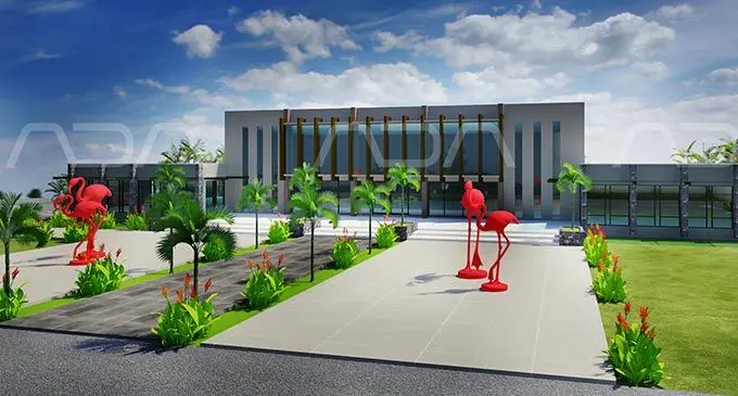 The proposed musical academy to be constructed at Fantasy Island in Nadi. Photo: Artesian