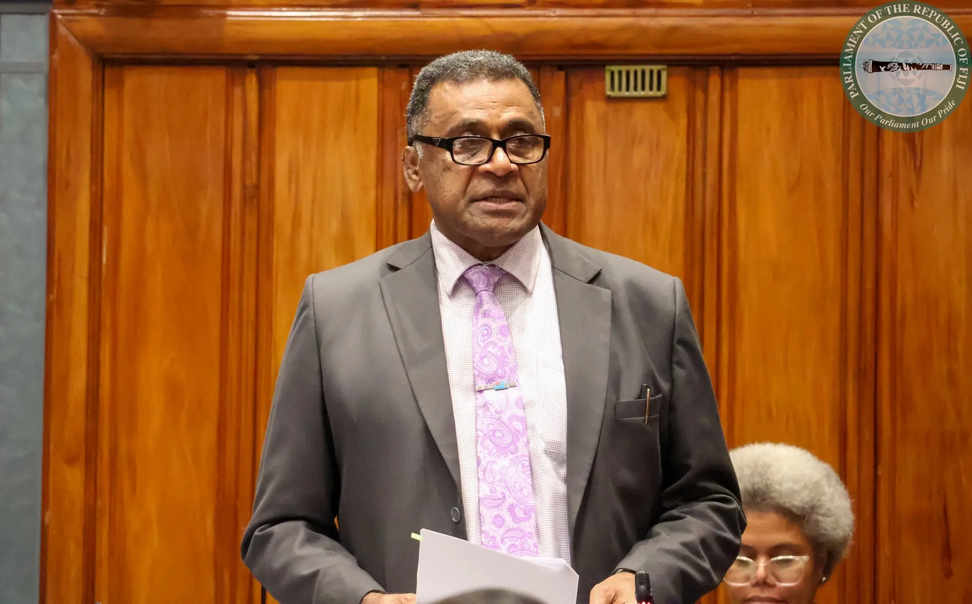 Finance Minister Esrom Immanuel