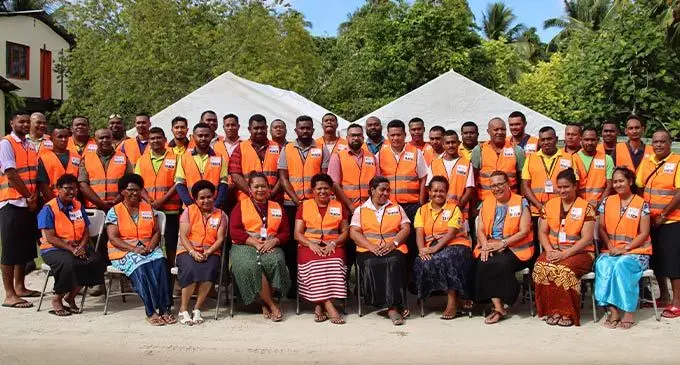 More than 50 people working for the Government and the private sectors were part of the REACH mission in Rotuma. Photo: Josefa Babitu