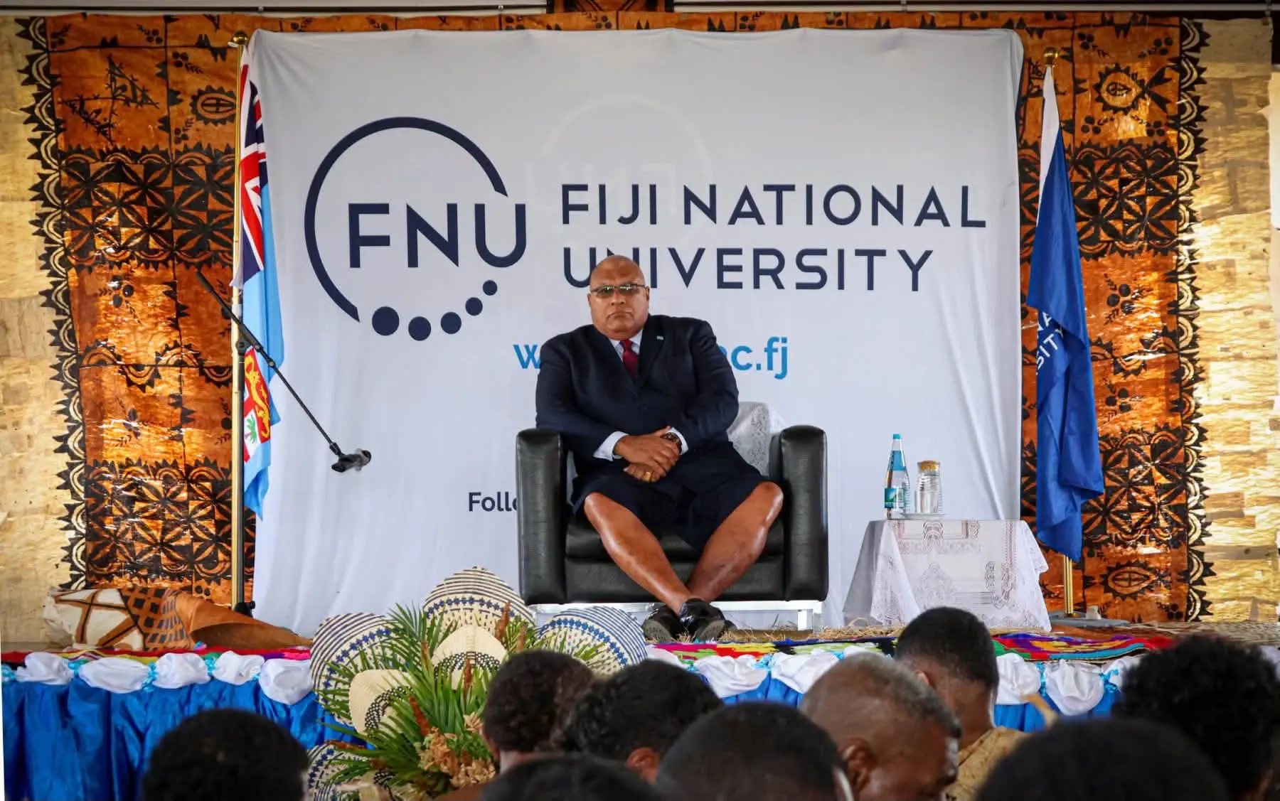 Tui Macuata Ratu Wiliame Maivalili Katonivere at Labasa FNU campus on August 5, 2026.
