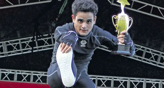Nescafe Make your Move 2' winner Jason Adrian following his final preformance at Albert Park in Suva on March 10, 2018. Photo: Ronald Kumar.