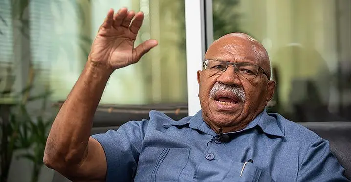 Prime Minister Sitiveni Rabuka at the Foreign Affairs Office in Suva on January 30, 2023. Photo: Leon Lord