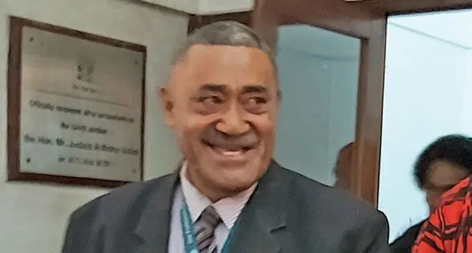 SODELPA Member of Parliament Ratu Suliano Matanitobua outside the High Court in Suva on June 13, 2022.  Photo: Ashna Kumar 