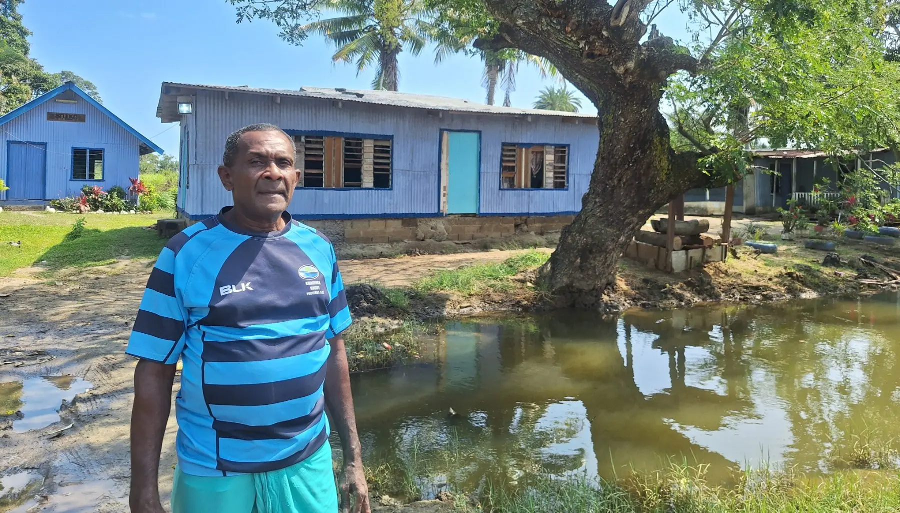 61-year-old Tomasi Masikesa at Saravi Settlement in Nadi.