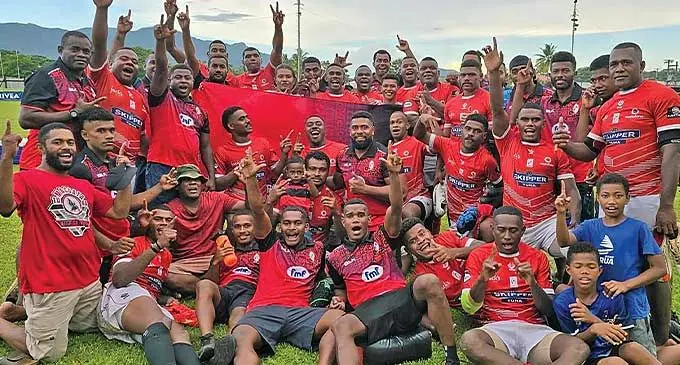 The Macuata senior men’s side following their win against Nadi during their Skipper Cup Round Two match at Subrail Park, Labasa on March 2, 2024. Photo: Macuata Rugby Union