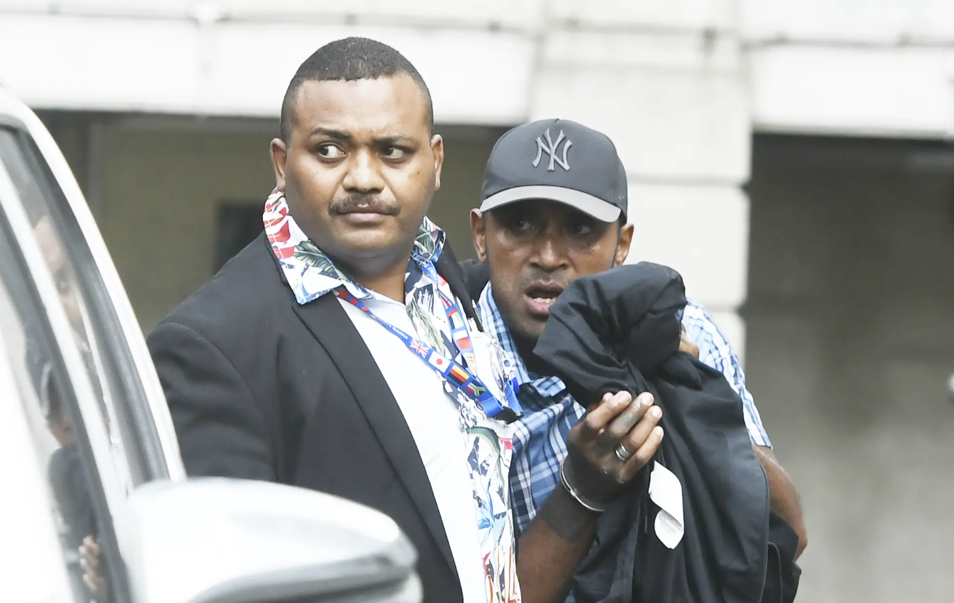 Isaia Ledua outside the Magistrates Court in Suva on May 22.