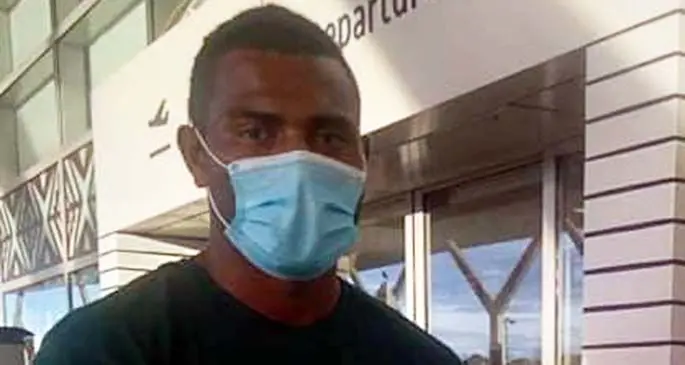 Inia Mate at the Nadi International Airport on Tuesday, April 27, 2021.