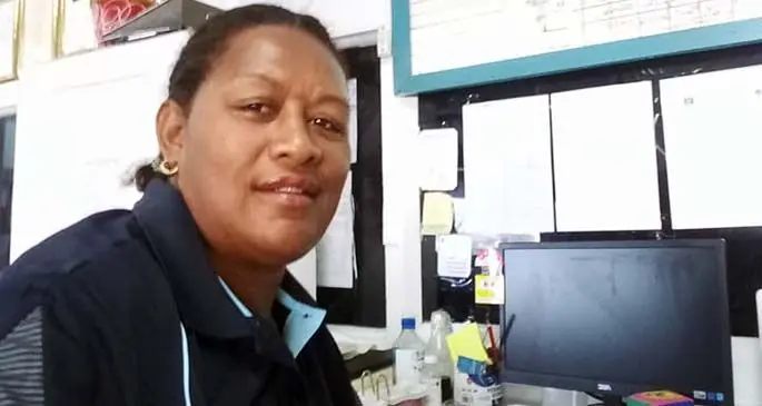 Hangton Pacific quality assurance controller, Akeneta Marama.