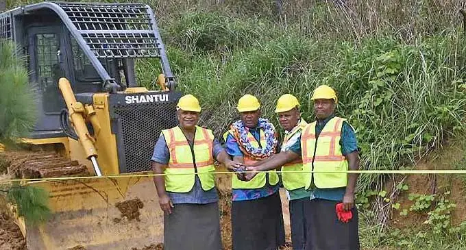 Official launching of the harvesting operations in Muani, Kadavu.