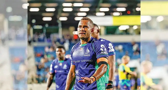 Swire Shipping Fijian Drua first five eight Teti Tela has impressed Vern Cotter as he wants depth for the position. Photo: Kev Nagle Photography.