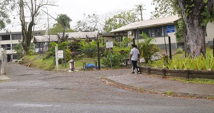 Fiji National University Nasinu Campus rear gate. Photo: Ronald Kumar.