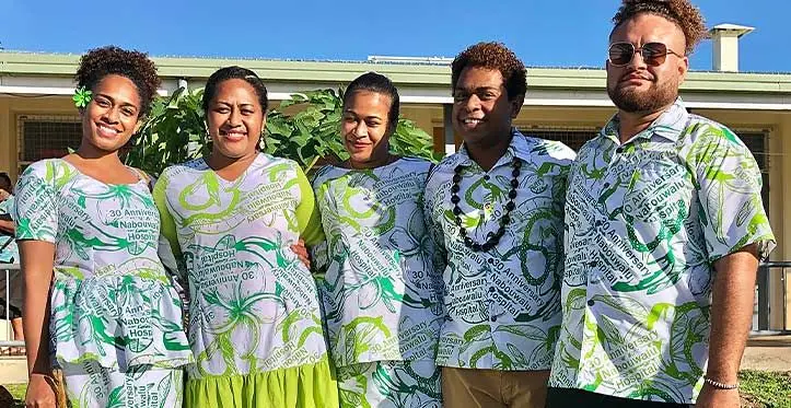 Nurses of Nabouwalu Hospital during the celebration in Bua on June 17, 2023.