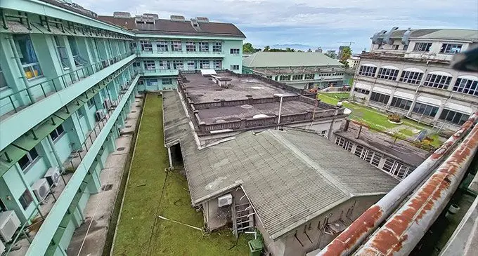 The rooftop of CWMH on February 8, 2023. Photo: Ronald Kumar