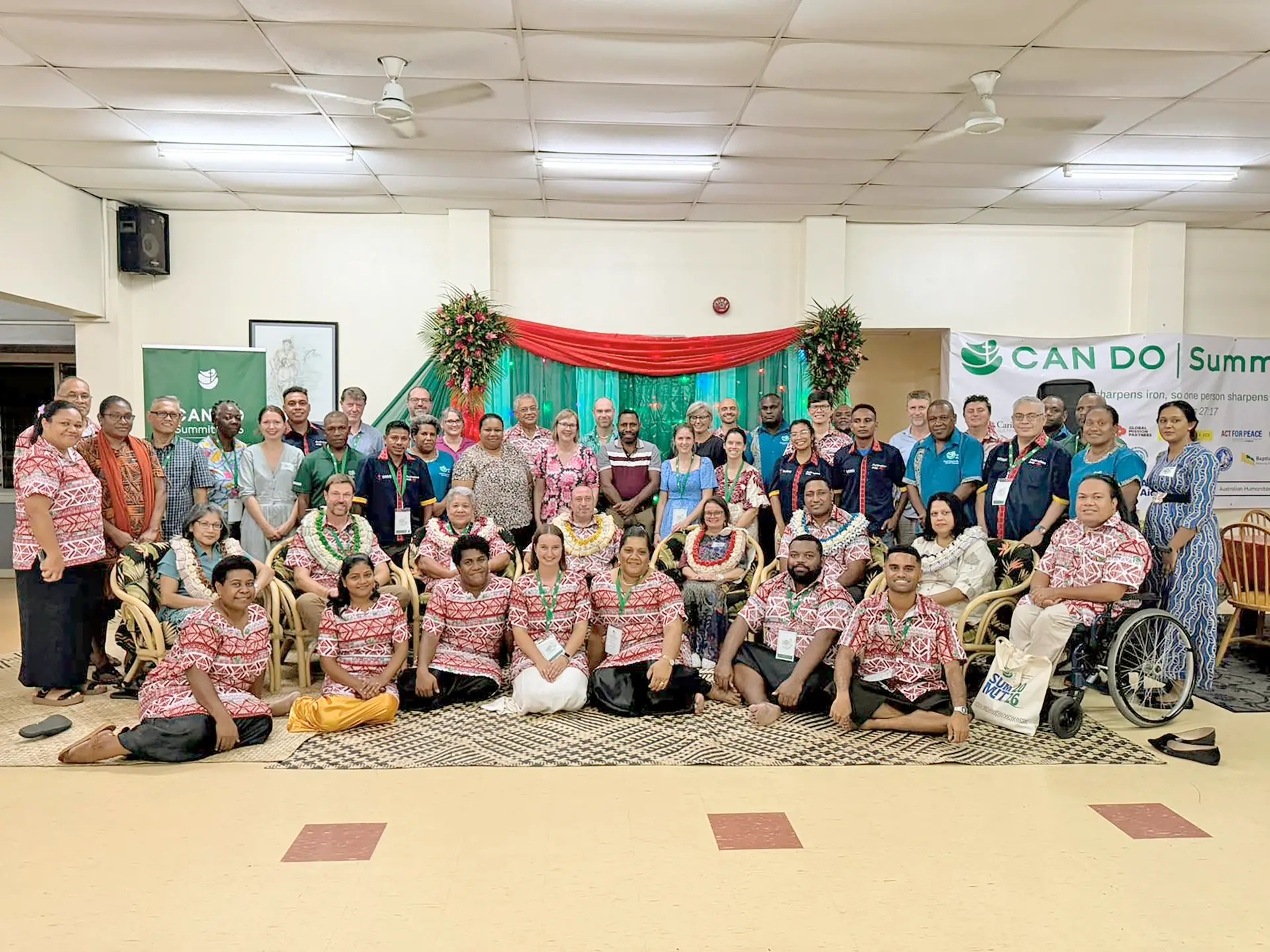 Participants from five Pacific Island nations at the Pasifika Community Fiji this week for the CAN-DO Regional Summit.