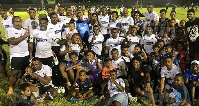Nadroga players with their fans at Prince Charles, Park, Nadi, on August 21,2020. Nadroga won 29-13. Photo: Waisea Nasokia