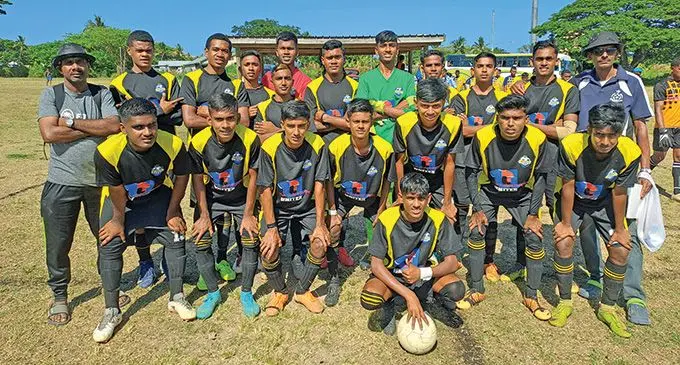 Bulileka Sanatan College Under-17 football team at Churchill Park in Lautoka on September 28, 2022. Photo: Waisea Nasokia 
