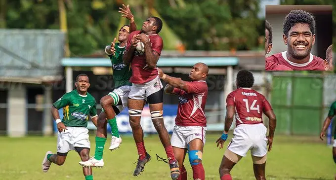 Action between Tailevu and Lautoka during their Round 8 Skipper Cup match in Ratu Cakobau Park in Nausori. Inset: Federick Ratudradra Ralulu. Photo: Josua Buredua