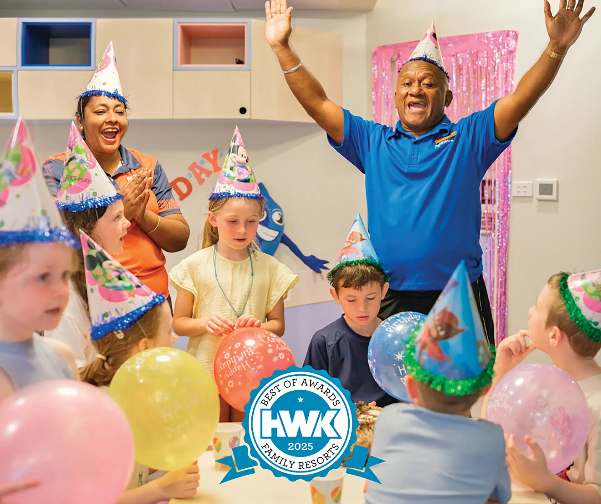 Family-focused facilities at the resort include dedicated children’s pools, play areas, creative spaces and outdoor lawns.  