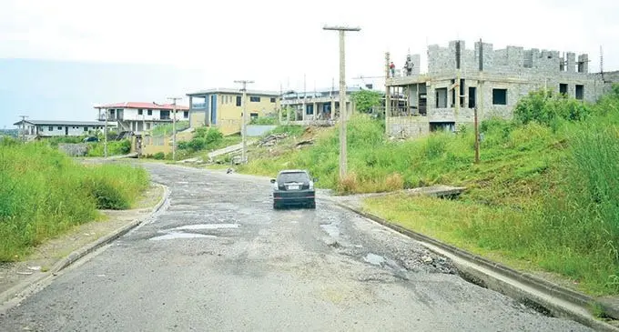 The state of the roads at Tacirua East in Nasinu on April 8, 2021. Photo: Ronald Kumar