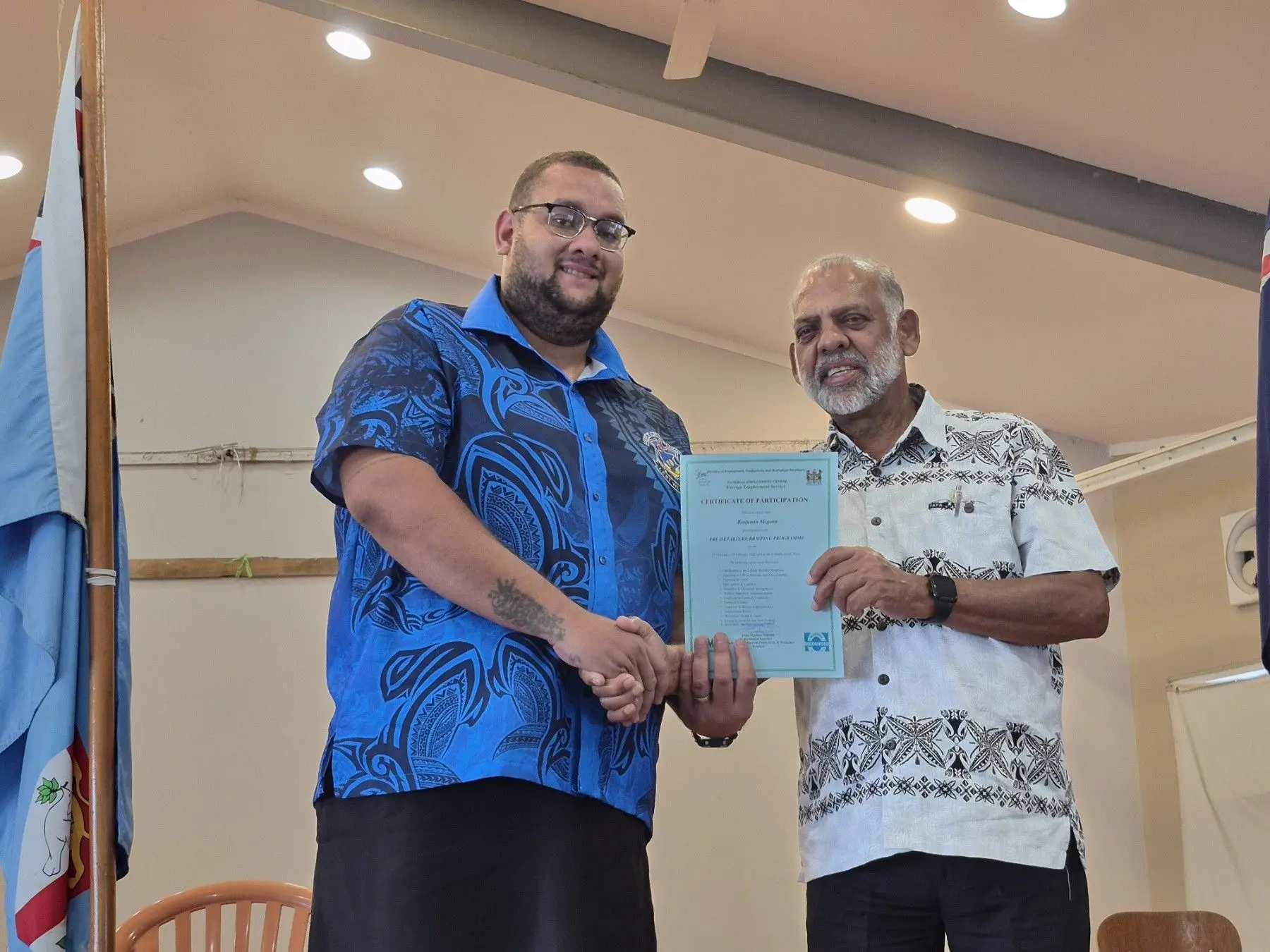 ‘This is for my family’: Levuka man chases opportunity abroad