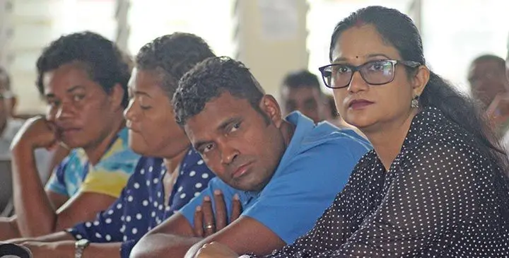 Principals and school heads during a public consultation at Labasa College on May 22, 2025. Photo: Shratika Naidu