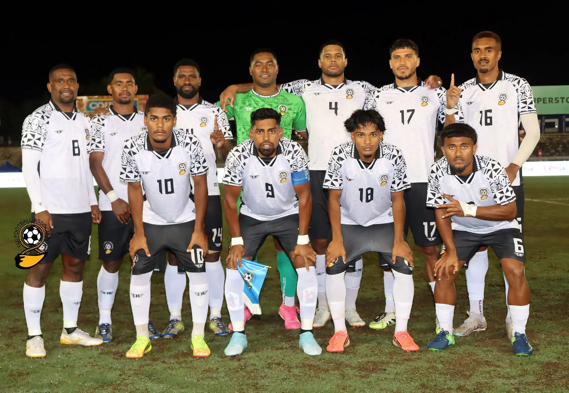 Fiji Bula Boys team at the National Stadium, Suva. 