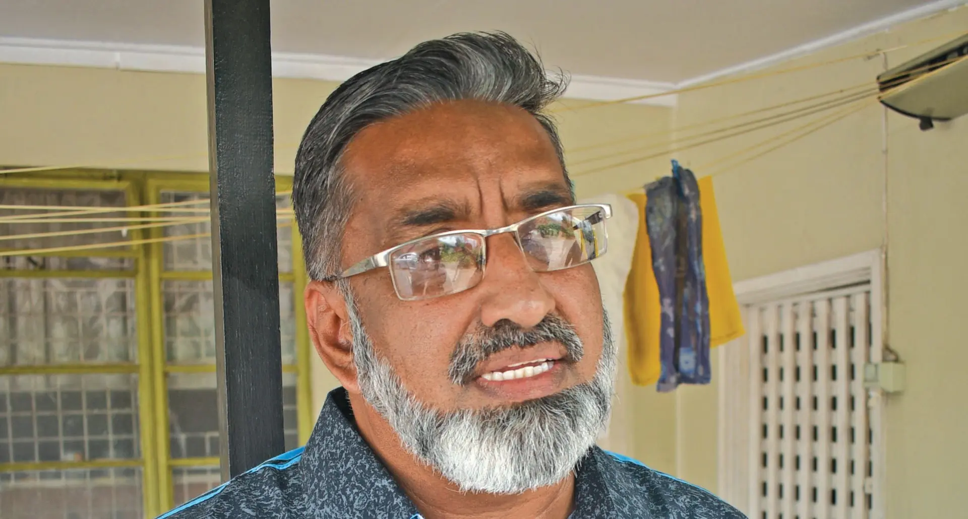 Disqualified National Federation Party provisional Candidate, Feroz Gulam Mohammed. Photo: Ronald Kumar.