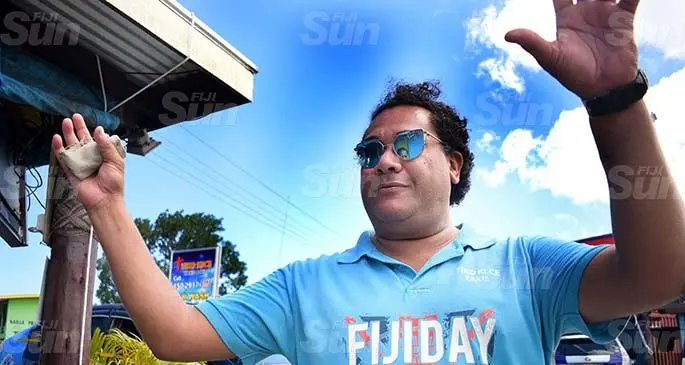 Tiko Kece Taxi driver, Tevita Volau. Photo: Ronald Kumar