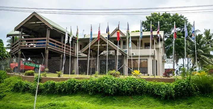 The Pacific Islands Development Forum building in Suva. Photo: Leon Lord