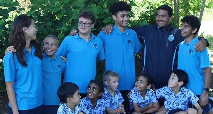 Some of the many students of International School Nadi. Photo: International School Nadi 