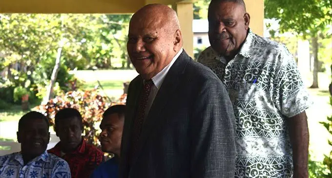 Party leader Viliame Gavoka at the AGM in Sila Village, Nadroga. Photo: WAISEA NASOKIA