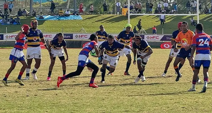 Action between MBHS vs RKS during the U14 Vodafone Deans semifinal on 17 August, 2024.