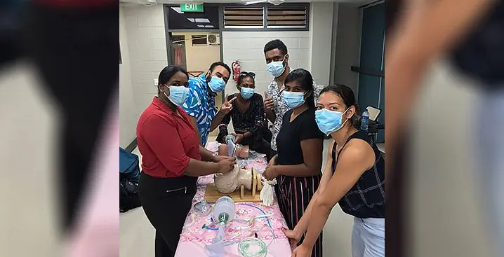 Fiji National University medical students.