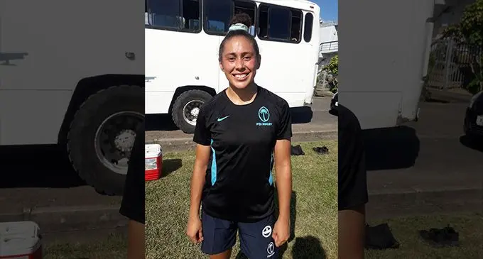 Fijiana 15s centre Talei Wilson at Bidesi Park, Suva on November 22, 2022. Photo: Sereana Salalo