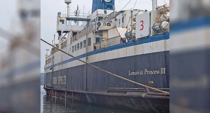 Lomaiviti Princess III is berthing at Port Mua-i-Walu, Walu Bay, Suva. Photo: Sereana Salalo