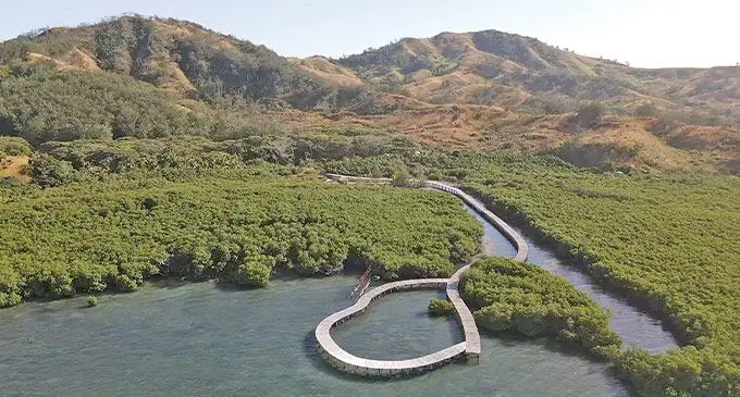 An aerial view of Wacia in Malolo Island. Photo: Kelera-Sovasiga Tuisawau