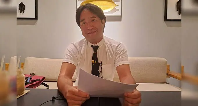 Hiroshi Taniguchi at the Coffee Hub on September 17, 2022.  File Photo: Waisea Nasokia