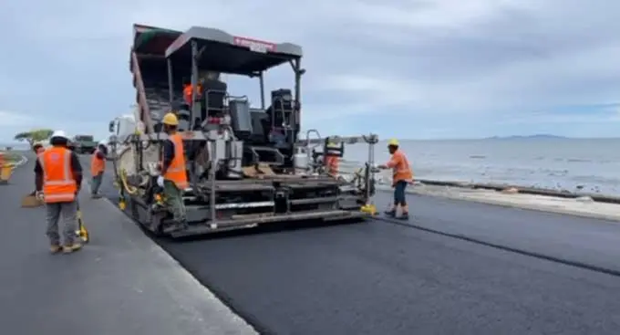 While some functions of the Fiji Roads Authority will be absorbed by the Public Works Department, big capital projects like that of the Queen Elizabeth Drive upgrade along the Nasese foreshore will continue. Pictured is the works at Nasese in November, 2022. Photo: Fiji Roads Authority