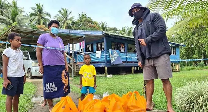 Donating of grocery packs to families as part of celebrating Father’s day.