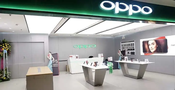 A Oppo retail outlet in Singapore.