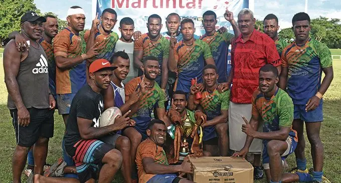 Hideaway Hurricanes won the 6 th Martintar 7's 2019 at the Prince Charles Park in Nadi yesterday. Photo: WAISEA NASOKIA