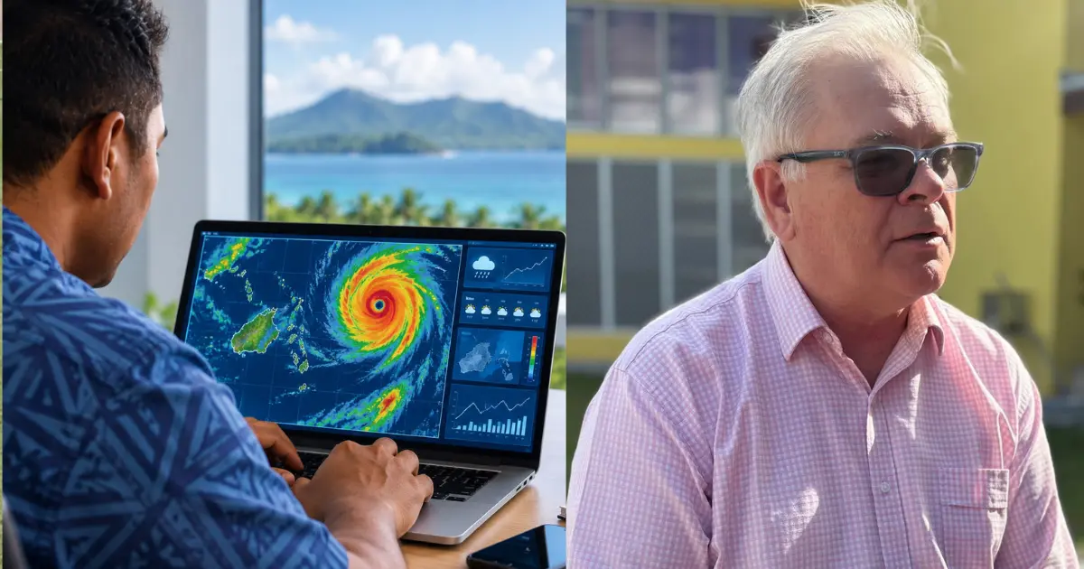 World Meteorological Organization (WMO) Chief of Early Warning Services Dr Andrew Tupper.