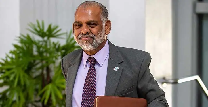 Minister for Employment, Productivity and Industrial Relations Agni Deo Singh in Parliament. Photos: Leon Lord